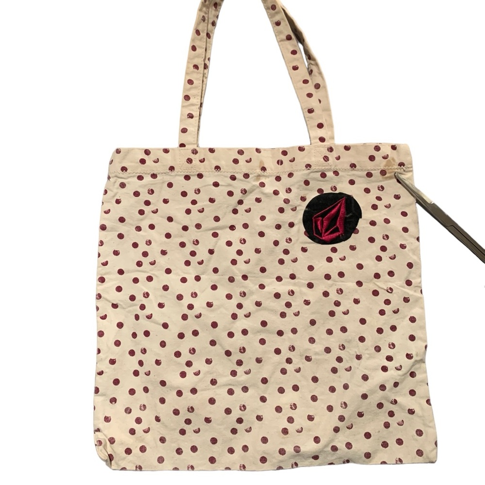 VOLCOM polka dot tote - Picture 2 of 6